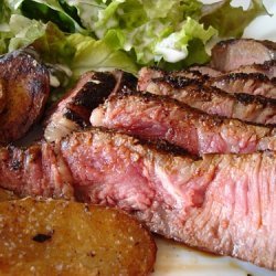 Coffee Rubbed Grilled Steaks recipe