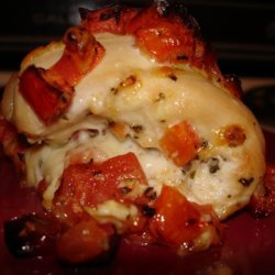 Bruschetta And Mozarella Stuffed Chicken recipe