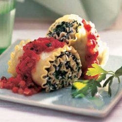 Spinach And Cheese Roll-ups recipe