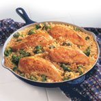 15-minute Chicken With Rice Dinner recipe