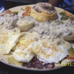 Biscuits And Gravy Not For The Low Fat Diet recipe