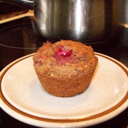 Low-fat Cranberry-blueberry Bran Muffins recipe