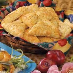 Cheesy Biscuit Triangles recipe