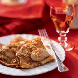 Warm Crepes with Hazelnut Brown Butter recipe