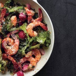 Warm Shrimp and Escarole Salad recipe