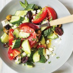 Cucumber, Tomato and Feta Salad recipe