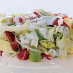 Patricia Wells's Cobb Salad: Iceberg, Tomato, Avocado, Bacon, and Blue Cheese recipe