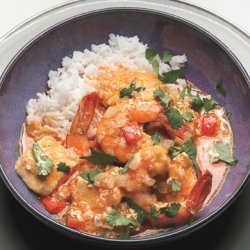 Thai Shrimp Halibut Curry recipe