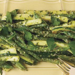 Green Beans and Zucchini with Sauce Verte recipe