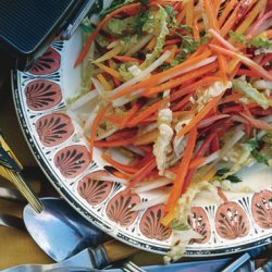 Carrot Cabbage Slaw with Cumin Vinaigrette recipe