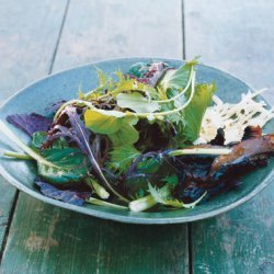 Farmers Market Salad with Aged Gouda and Roasted Portabellas recipe