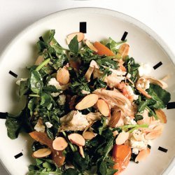 Chicken and Watercress Salad with Almonds and Feta recipe