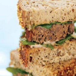 Meat Loaf, Baby Arugula, and Russian Dressing on Whole-Grain Bread recipe