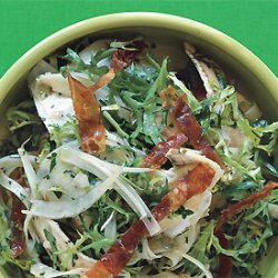Artichoke, Fennel, and Crispy Prosciutto Salad recipe