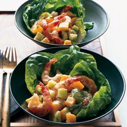 Shrimp, Cucumber, and Mango Salad recipe