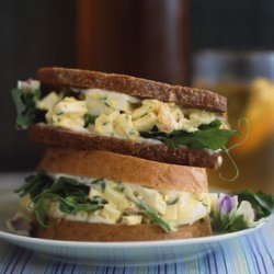 Tarragon Shallot Egg Salad Sandwiches recipe