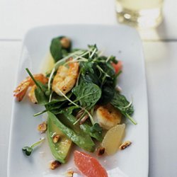 Shrimp and Avocado Salad with Grapefruit Vinaigrette recipe