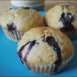 Blueberry Angelfood Muffins recipe