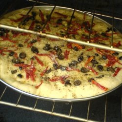 Sun Dried Tomato And Olive Focaccia recipe