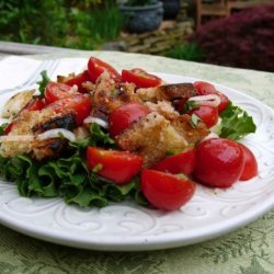 Grilled Tuscan Bread Salad recipe