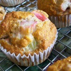 Honey - Rhubarb Muffins recipe