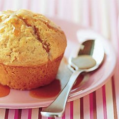Butterscotch Muffins With Caramel Sauce recipe