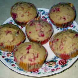 Raspberry Yogurt Corn Muffins recipe