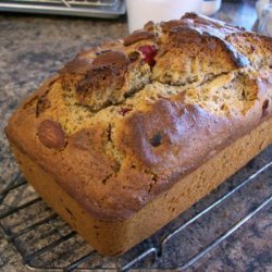 Almond - Poppyseed Loaf With Cranberries recipe