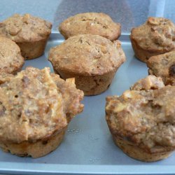 Morning Apple Raisin Pecan Muffins recipe