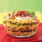 Southwest Layered Cornbread Salad recipe