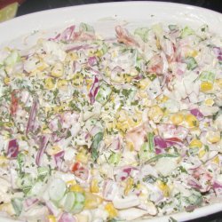 Summer Corn And Onion Salad recipe