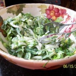 Moms Leaf Lettuce In Cream recipe