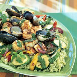 Seafood Salad With Cilantro Dressing recipe