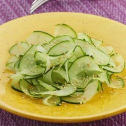Easy Sesame Cucumber Salad recipe