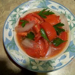 My Dads Italian Summer Tomato Salad recipe