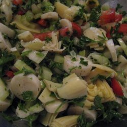 Hearts Of Palm And Artichoke Salad recipe