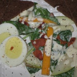 Spinach Pear Salad With Citrus Dressing recipe