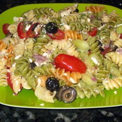 Feta And Vegetable Rotini Salad recipe