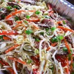Asian Grilled Beef Salad With Sesame Ginger And Ho... recipe