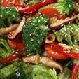 Broccoli Salad With Bacon And Red Pepper recipe
