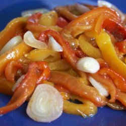 Summers Finest Roasted Bell Pepper Salad recipe