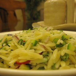 Orzo Salad With Spinach recipe