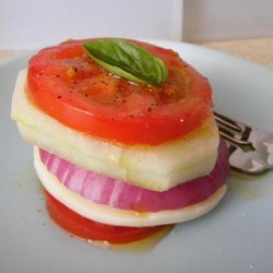 Tomato Mozzarella Vegetable Stack recipe