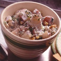 Blue Cheese Walnut Potato Salad recipe
