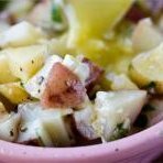 Warm Potato Salad With Goat Cheese recipe