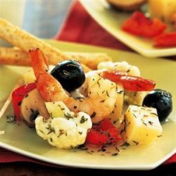 Herbed Shrimp Antipasto recipe