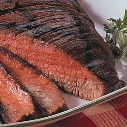 Lime-marinated Flank Steak With Herb Salad recipe