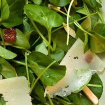 Watercress Salad With Manchego Membrillo And Almon... recipe