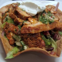 Taco Bowl Salad With Chicken recipe
