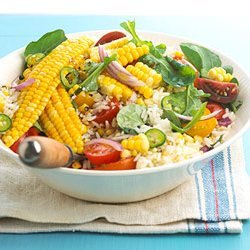 Fresh Corn - Rice Salad recipe
